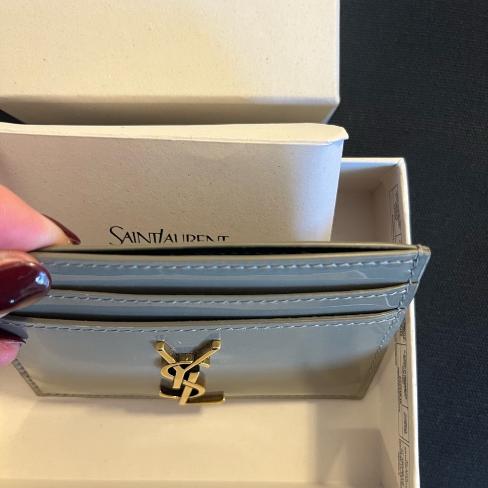 Saint Laurent Patent Leather Card Holder - Picture 4 of 9